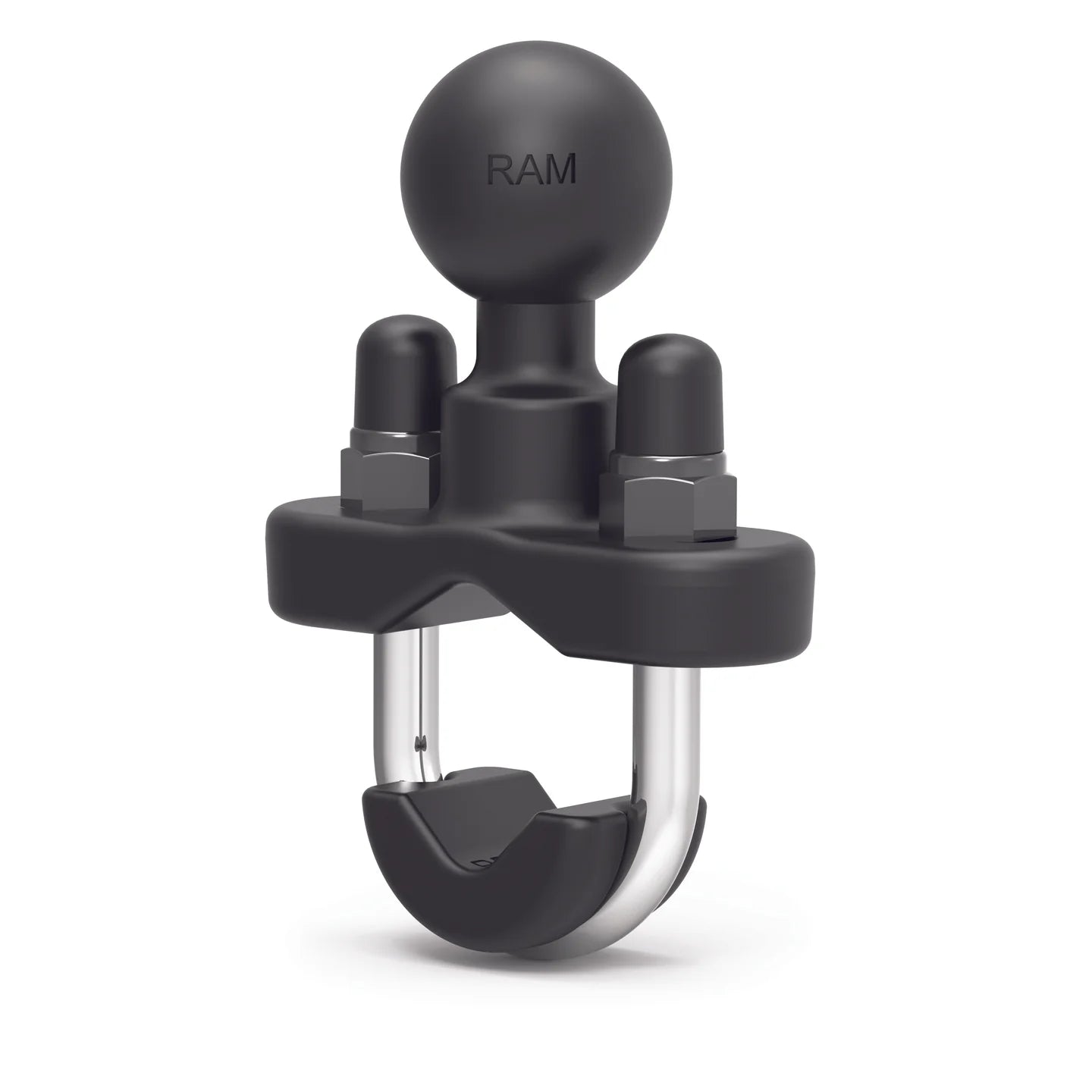 Support de fixation RAM Mount pour guidon avec étrier en U en acier inoxydable et boule de 1 pouce - RAM-B-231U