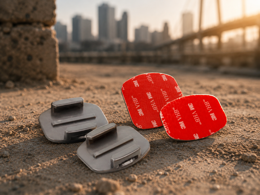 2x GoPro Base Mount met 3M VHB Sticker | Originele Zelfklevende Bevestiging