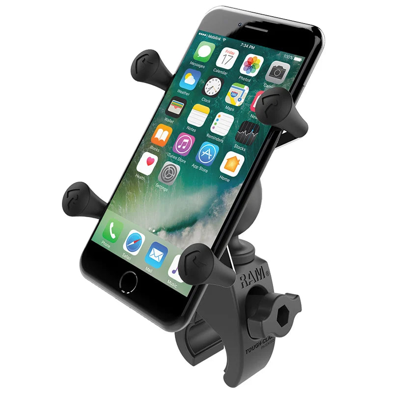 Support de téléphone intelligent RAM Mount X-Grip avec Tough-Claw (RAM-HOL-UN7-400)