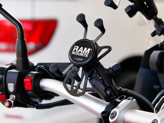 Support RAM Mount avec X-Grip pour guidon ou tube (RAM-B-408-112-15-UN7U)