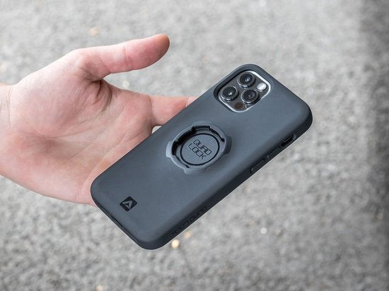 MAG Quad Lock Mirror Stem Mount bundel met MAG iPhone hoesje voor scooter & motor