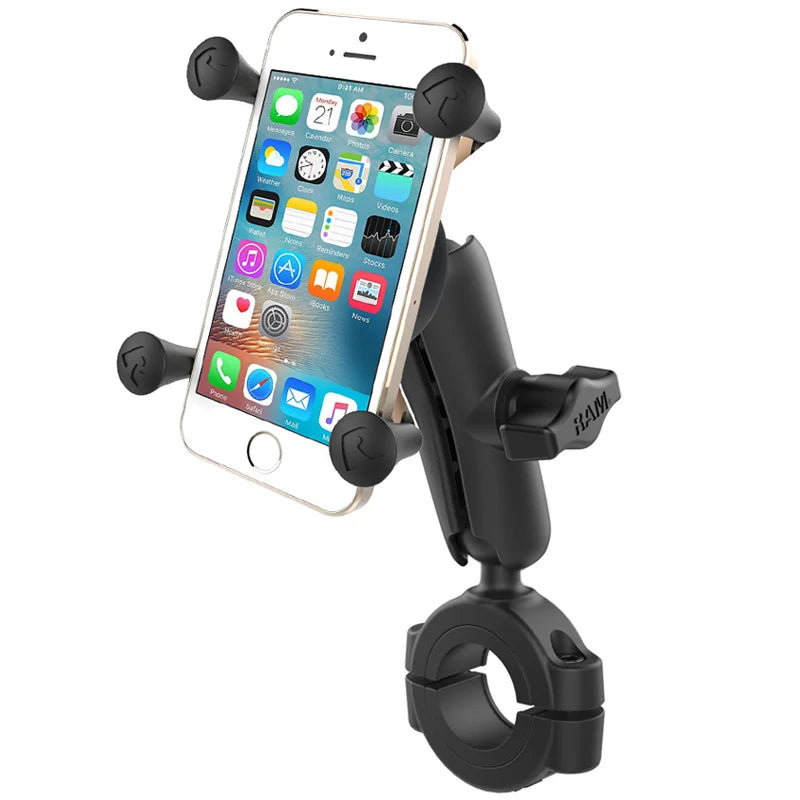 Support RAM Mount avec X-Grip pour guidon ou tube (RAM-B-408-112-15-UN7U)