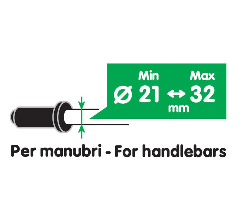 Chargeur de smartphone USB Fix Tube pour moto avec support sur guidon
