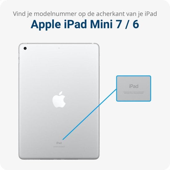 Housse de protection étanche pour iPad Mini 6 et 7