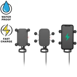 Combinaison : chargeur sans fil RAM X-grip + Lampa USB Fix Trek