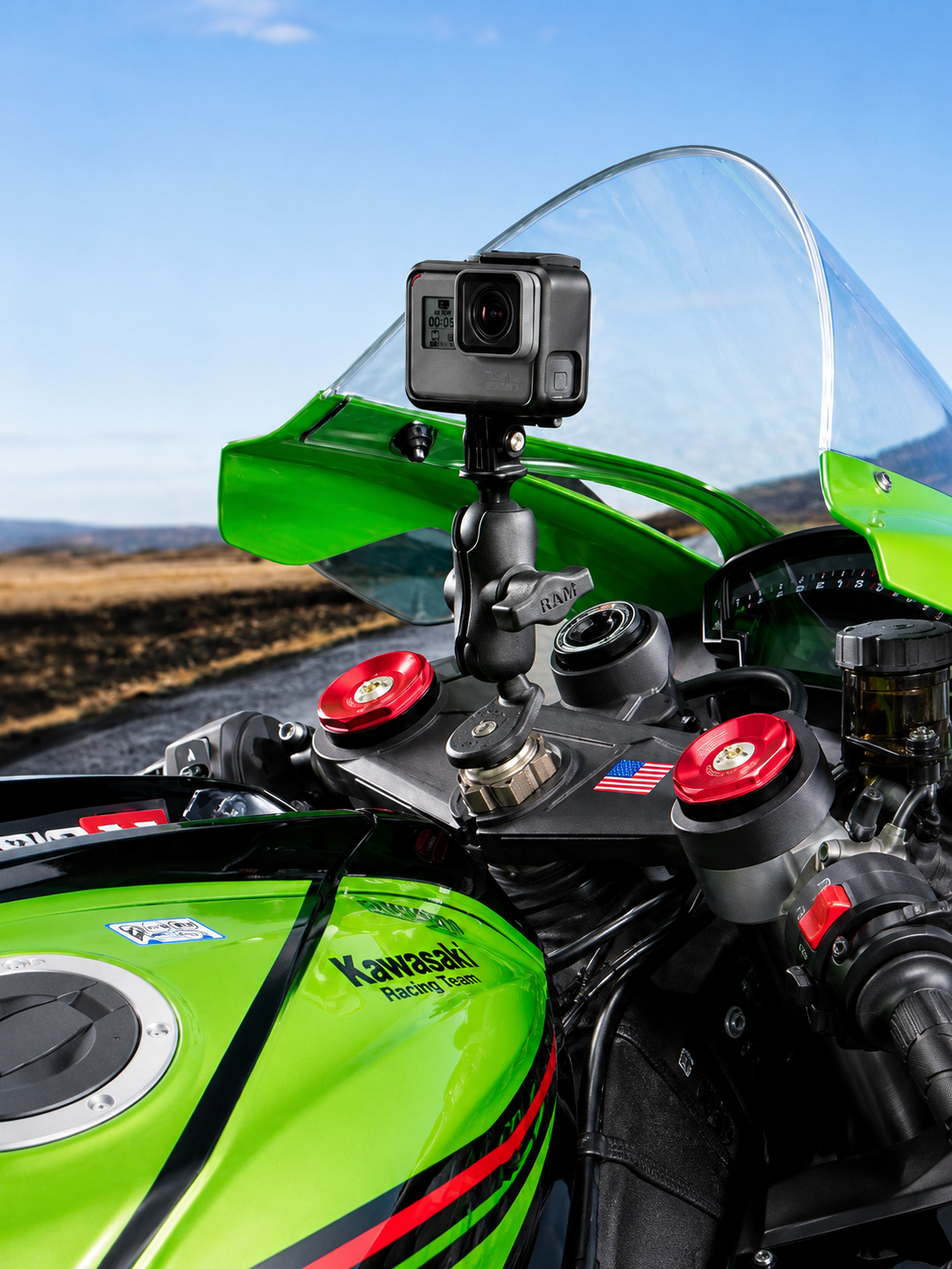 Kit GoPro RAM Mount avec fixation tête sphérique (RAM-B-176-GOP1U)