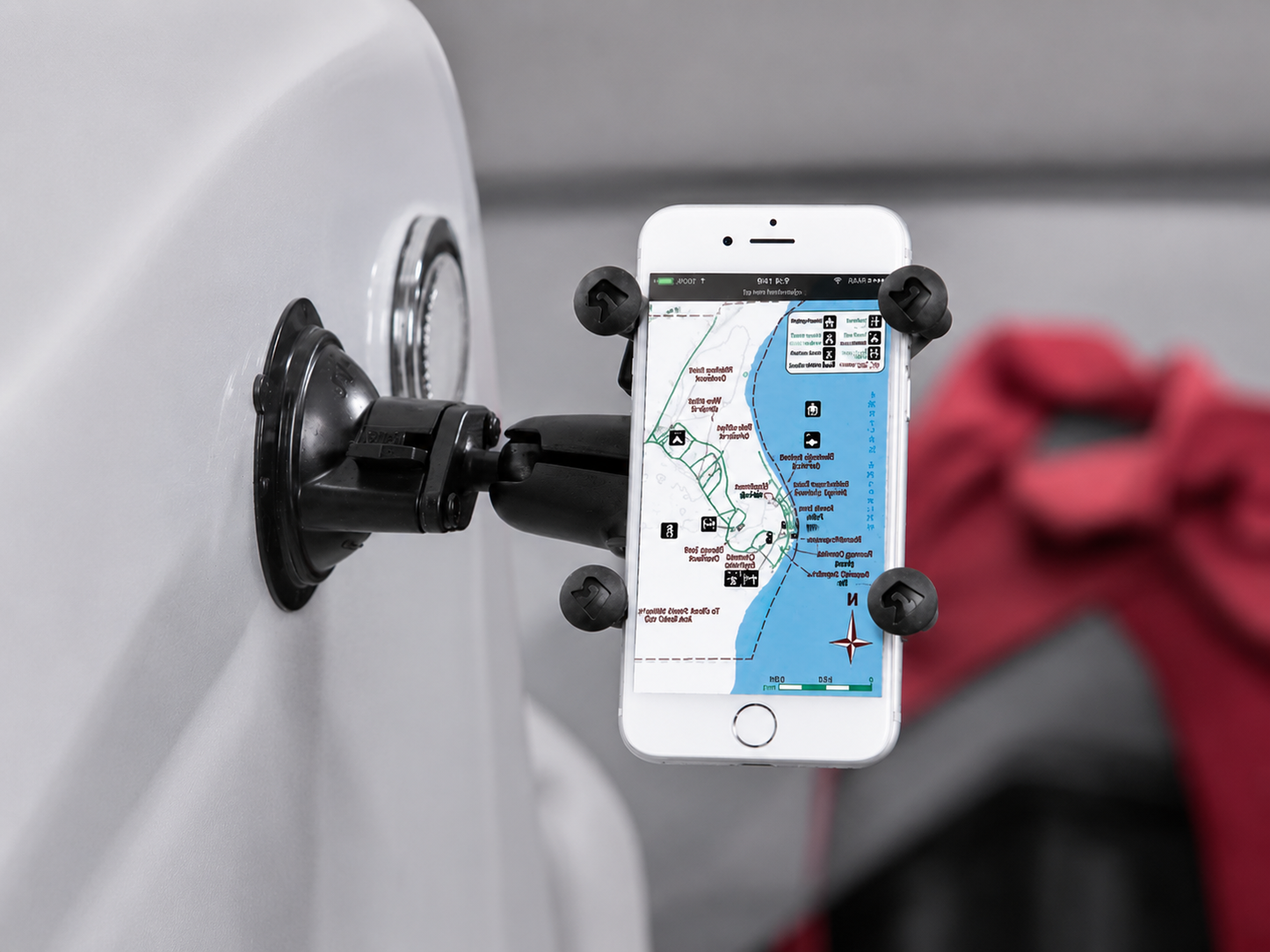RAM Mount Zuignap Basis voor Autoruit & Dashboard – RAM-B-224-1U