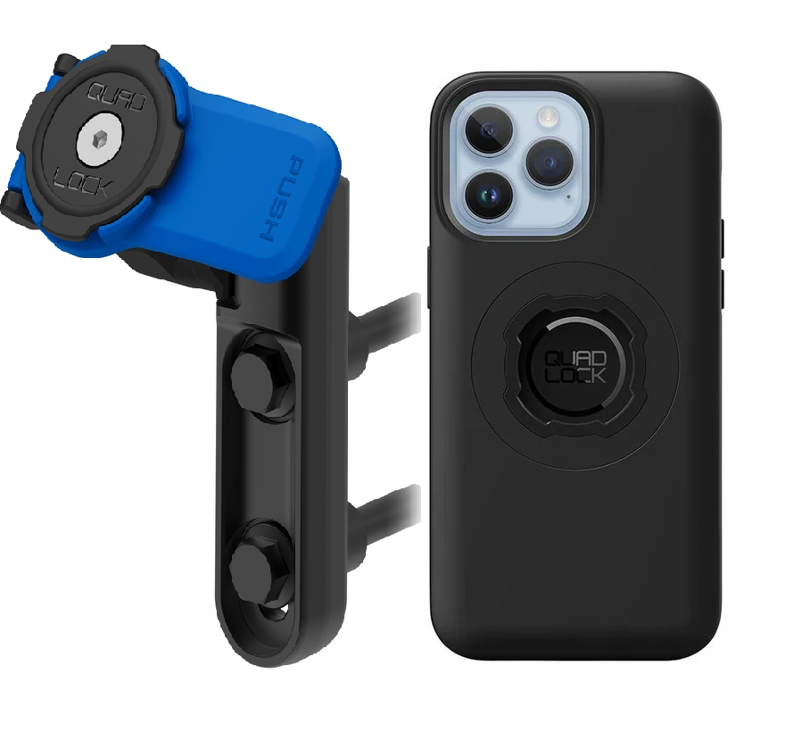 Quad Lock iPhone Motorhouder Bundel voor Rem- of Koppelingsreservoir