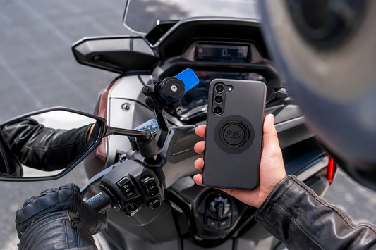 Support de rétroviseur Quad Lock avec coque Samsung