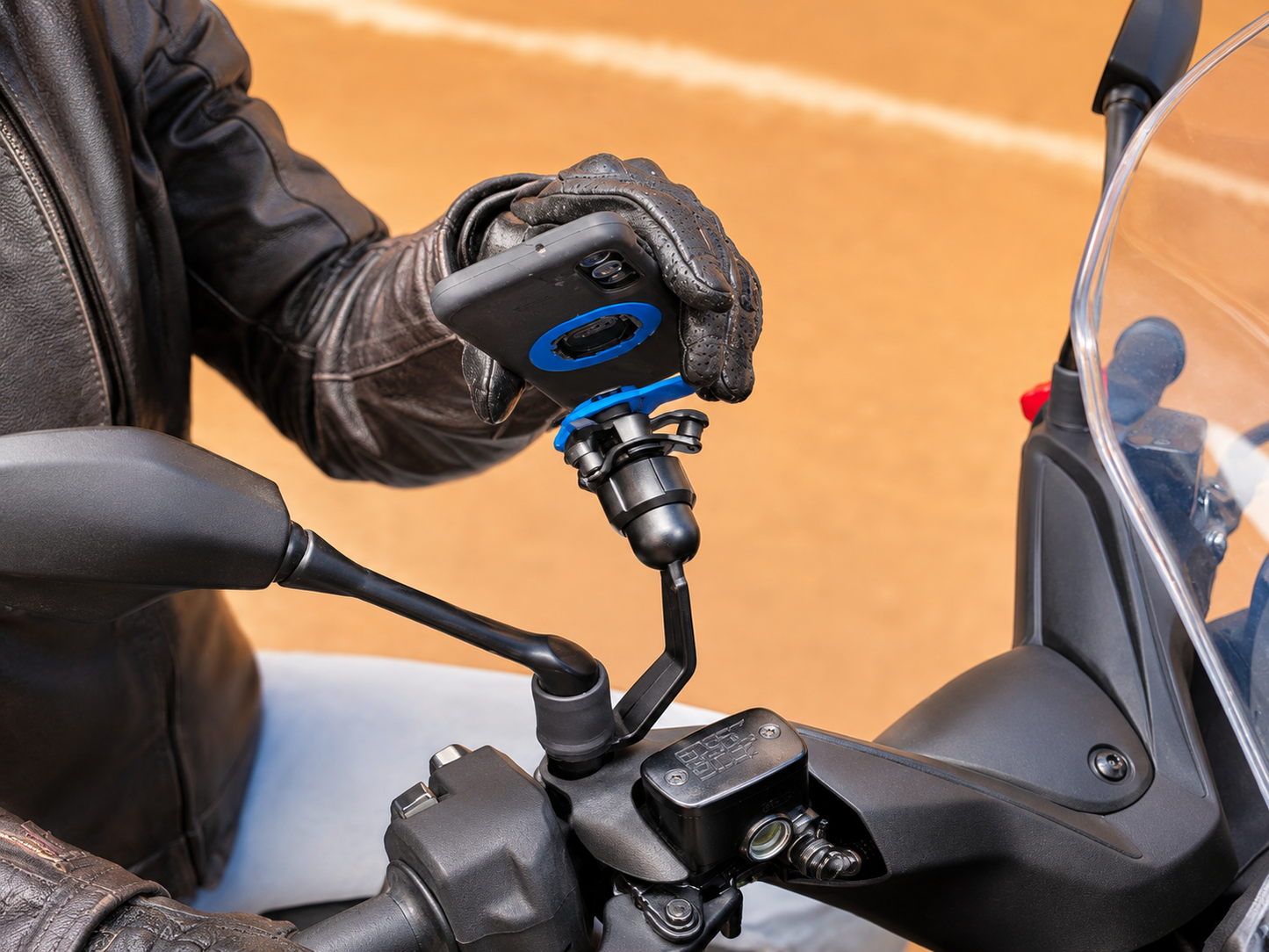 Quad Lock Mirror Stem Mount voor scooter & motor - QLM-MST