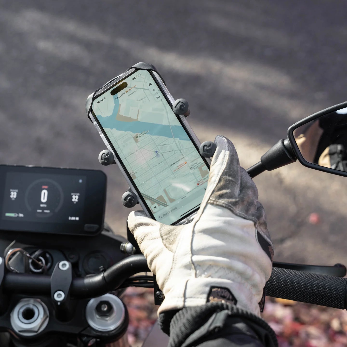Draaibare X-Grip telefoonhouder
