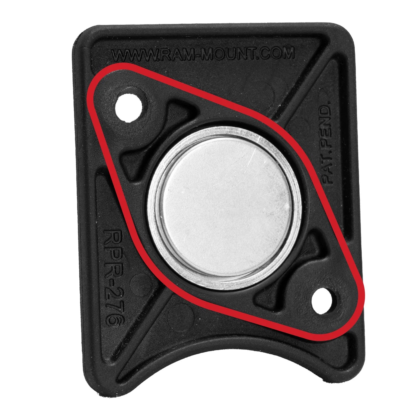 Support magnétique avec plaques métalliques adhésives ( RAP-300U )