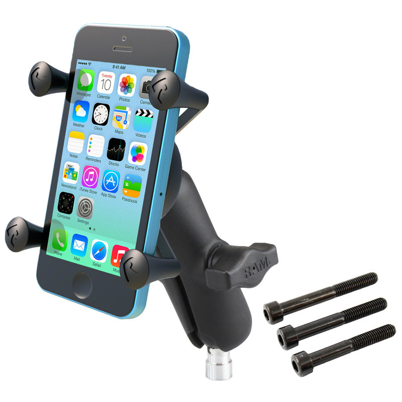 RAM stuurklemvoet montage met X-Grip UN7 smartphonehouder – RAM-B-367-UN7U