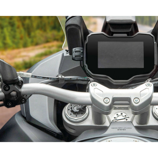 Lampa USB Fix Trek 2 dubbele USB motorlader – waterdicht