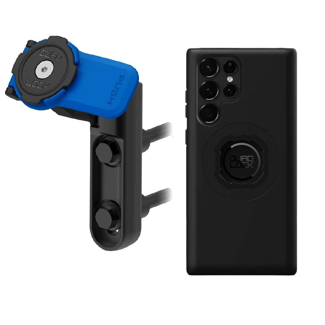 MAG Quad Lock Brake/Clutch Mount Bundel met Samsung Hoesje