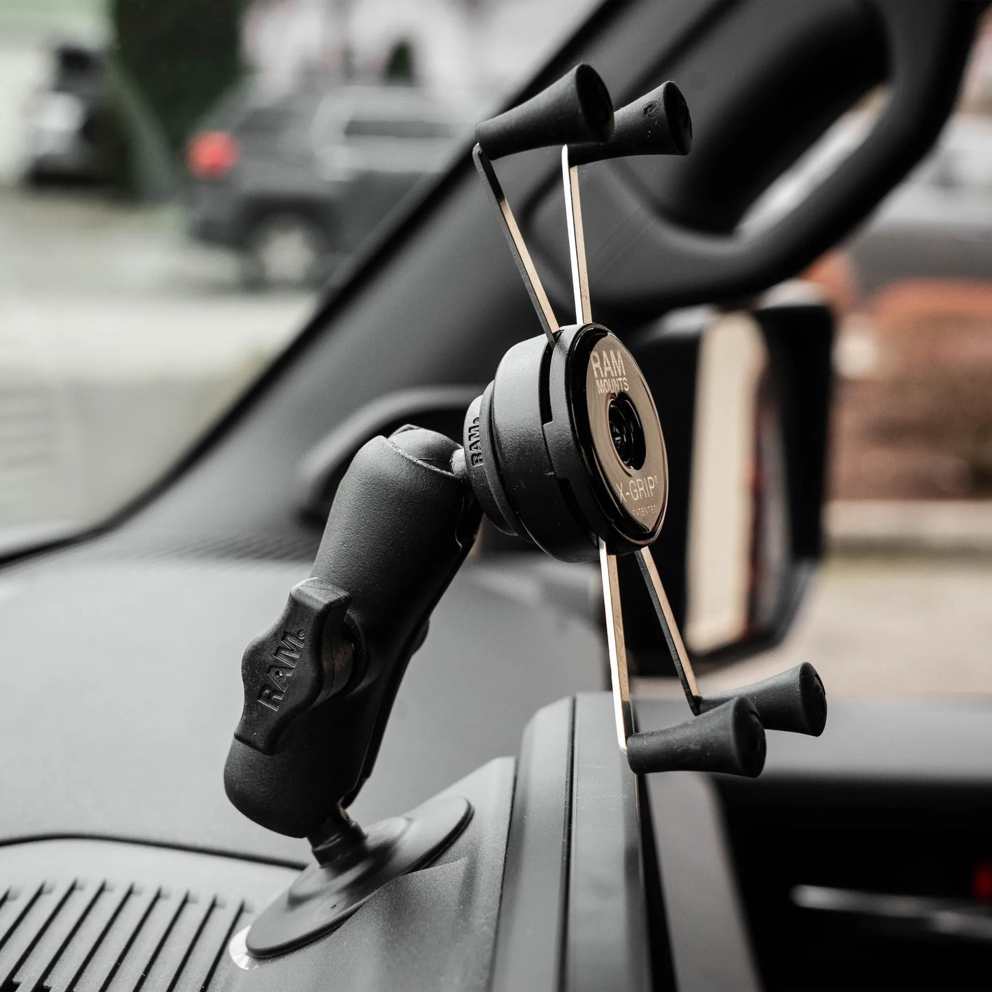 Draaibare X-grip telefoonhouder voor grote telefoons